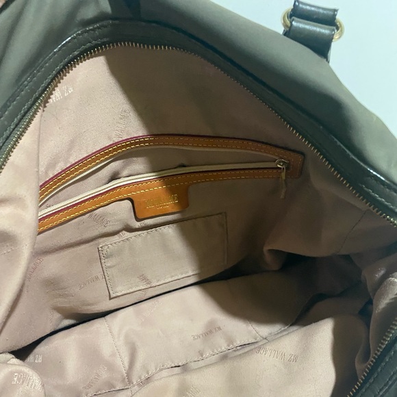 Mz Wallace grey nylon satchel bag - Picture 7 of 8